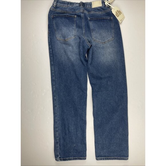 Dollhouse Jeans Women’s 11/12 (31x31) Stella High Rise Baggy Straight Leg Blue - Picture 3 of 11